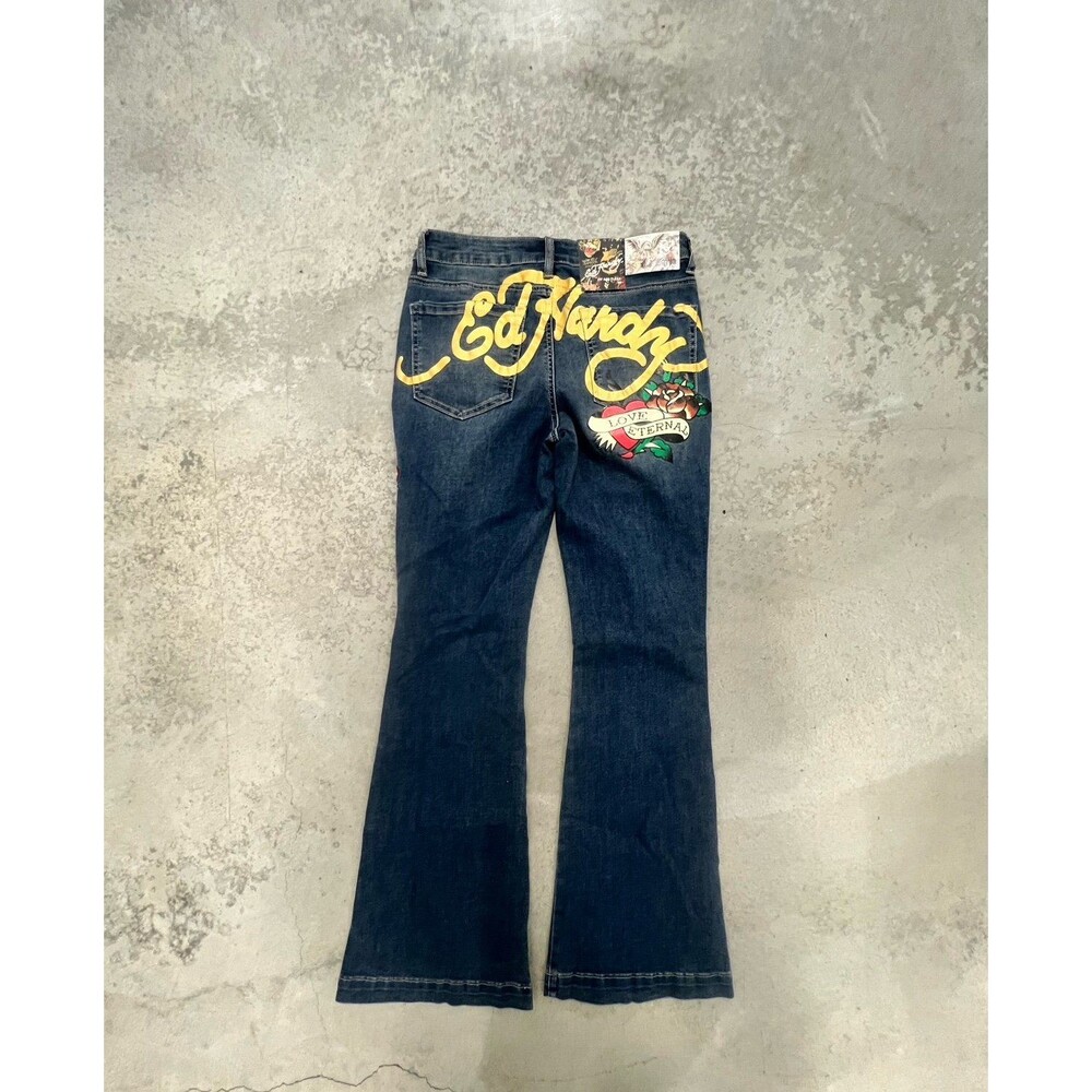 Ed Hardy NYC EAGLE SLIM FLARE JEAN